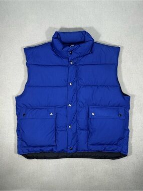 Vintage Men’s Woodlake Down Puffer Vest XXL Blue Style Outdoor Winter